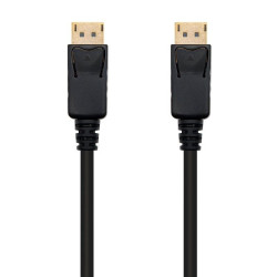 Cable displayport 1.2 4k nanocable 10.15.2301-l150/ displayport macho - displayport macho/ 1.5m/ negro