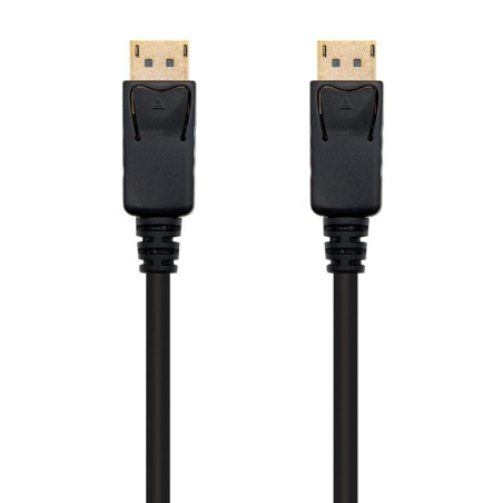 Cable displayport 1.2 4k nanocable 10.15.2300/ displayport macho - displayport macho/ 50cm/ negro
