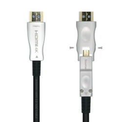 Cable hdmi 2.0 aoc 4k desmontable aisens a148-0512/ hdmi macho / d macho - hdmi macho/ 30m/ negro