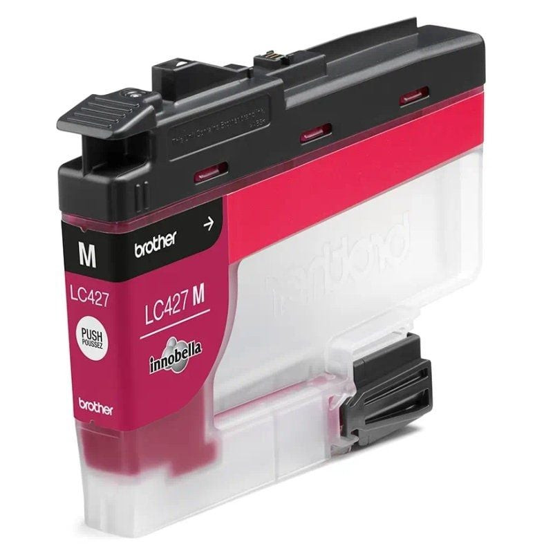 Cartucho de tinta original brother lc-427/ magenta
