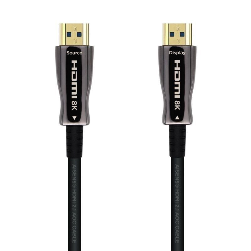 Cable hdmi 2.1 aoc 8k aisens a153-0523/ hdmi macho - hdmi macho/ 70m/ negro