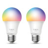 Bombilla inteligente tp-link tapo l530e/ casquillo e27 / 8.7w/ 806 lúmenes/ 2500 - 6500k/ pack 2
