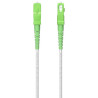Cable de fibra óptica g657a2 3.0 9/125 smf aisens a152-0616/ lszh/ 80m/ blanco