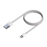 Cable usb 2.0 lightning aisens a102-0542/ usb macho - lightning macho/ hasta 2.5w/ 60mbps/ 50cm/ blanco