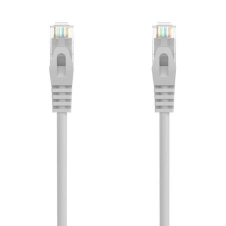 Cable de red rj45 awg24 utp aisens a145-0553 cat.6a/ lszh/ 30cm/ gris
