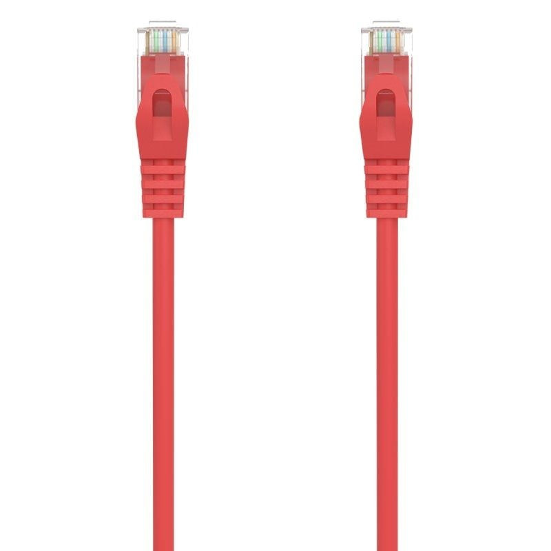 Cable de red rj45 awg24 utp aisens a145-0558 cat.6a/ lszh/ 50cm/ rojo
