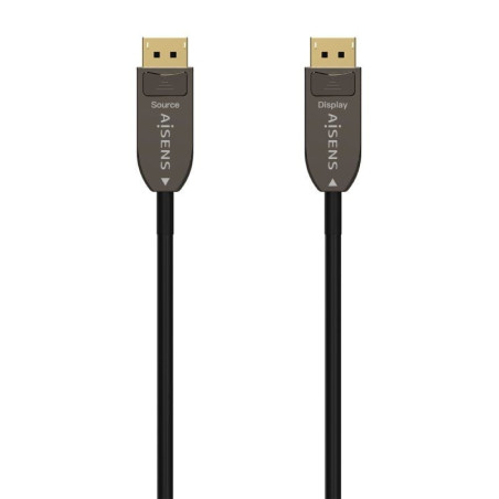 Cable displayport 1.4 aoc 8k aisens a155-0608/ displayport macho - displayport macho/ 20m/ negro