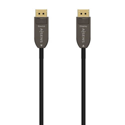 Cable displayport 1.4 aoc 8k aisens a155-0610/ displayport macho - displayport macho/ 50m/ negro