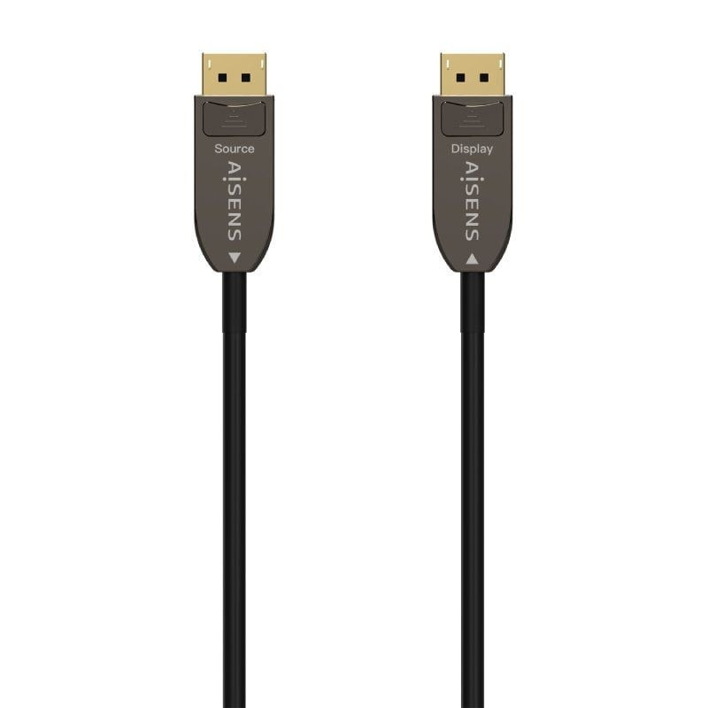 Cable displayport 1.4 aoc 8k aisens a155-0610/ displayport macho - displayport macho/ 50m/ negro