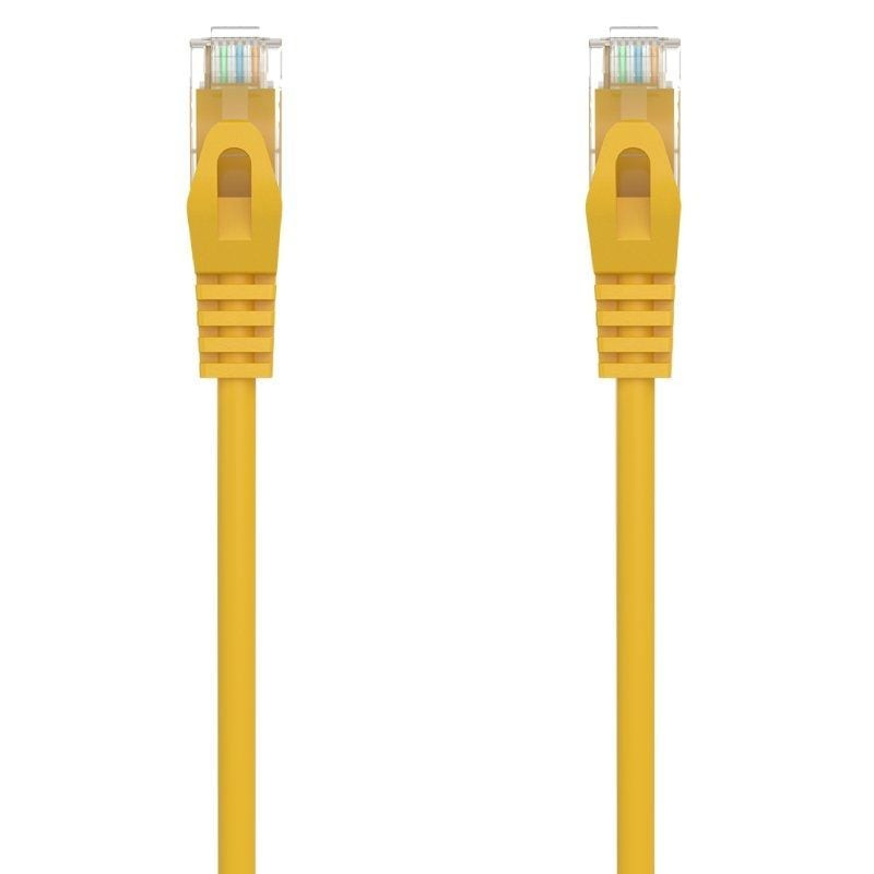 Cable de red rj45 awg24 utp aisens a145-0569 cat.6a/ lszh/ 3m/ amarillo