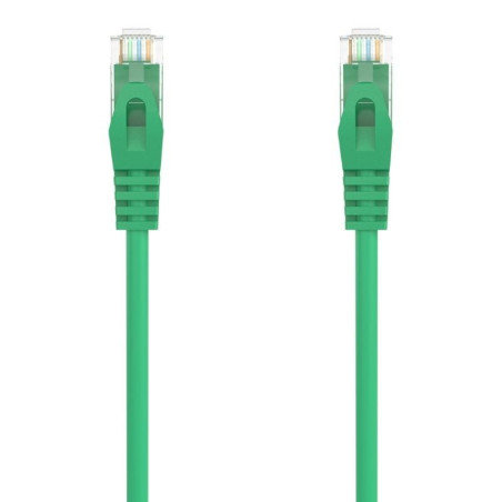 Cable de red rj45 awg24 utp aisens a145-0580 cat.6a/ lszh/ 1m/ verde