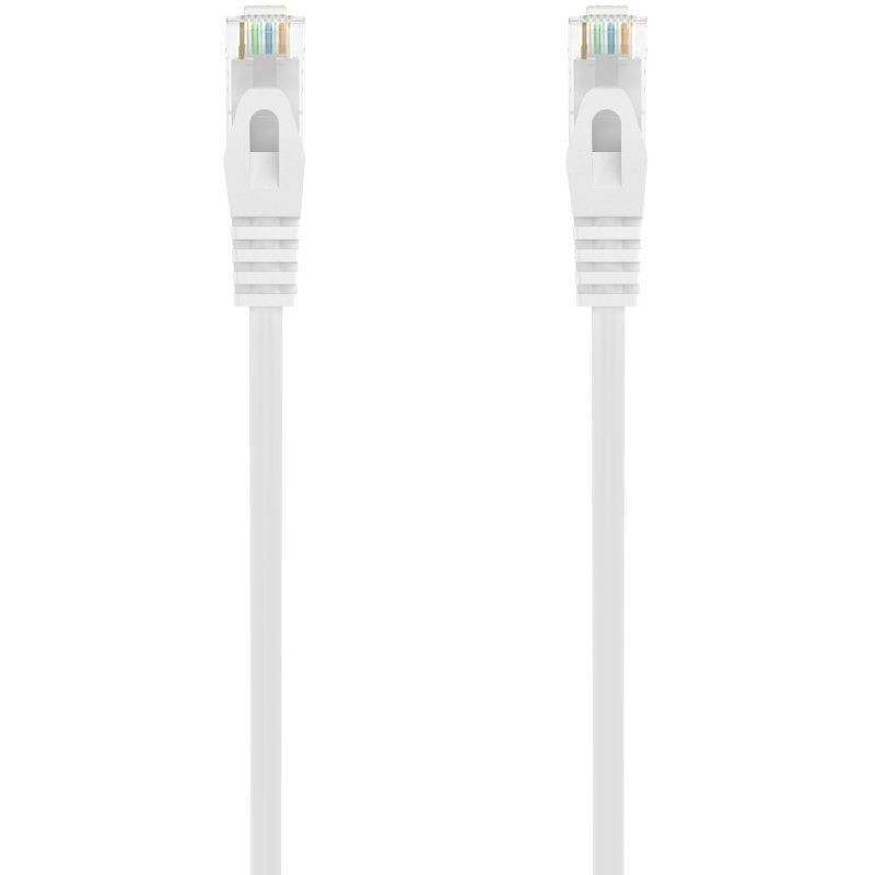 Cable de red rj45 awg24 utp aisens a145-0593 cat.6a/ lszh/ 50cm/ blanco