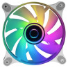Ventilador mars gaming mf-3d/ 12cm/ argb/ blanco