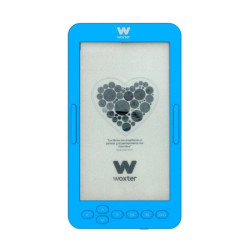 Libro electrónico ebook woxter scriba 195 s/ 4.7'/ tinta electrónica/ azul