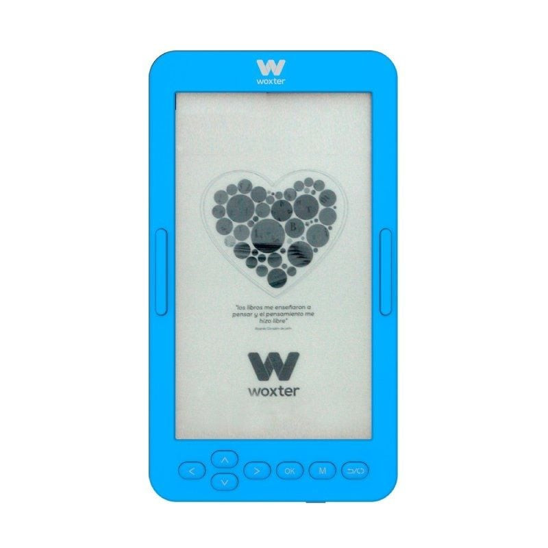Libro electrónico ebook woxter scriba 195 s/ 4.7'/ tinta electrónica/ azul