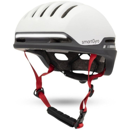 Casco para adulto smartgyro smart helmet 2/ tamaño l-m/ blanco