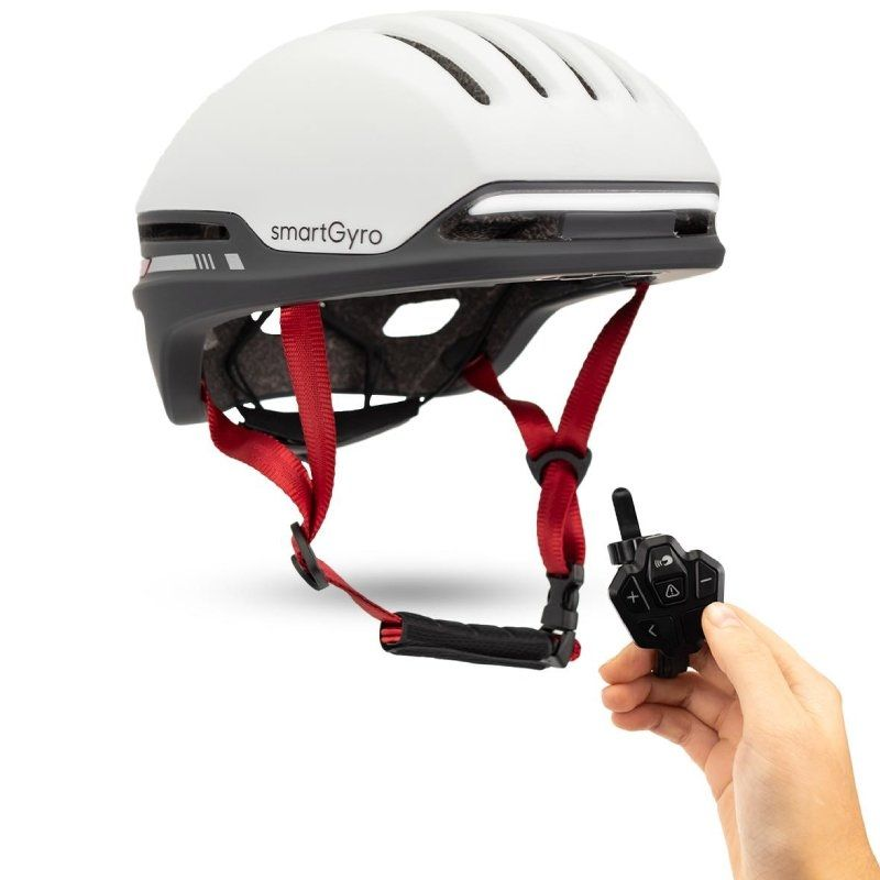 Casco para adulto smartgyro smart helmet pro 2/ tamaño l-m/ blanco