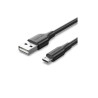 Cable usb 2.0 vention ctibf/ usb macho - microusb macho/ hasta 60w/ 480mbps/ 1m/ negro