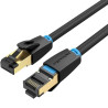 Cable de red rj45 sftp vention ikabj cat.8/ 5m/ negro
