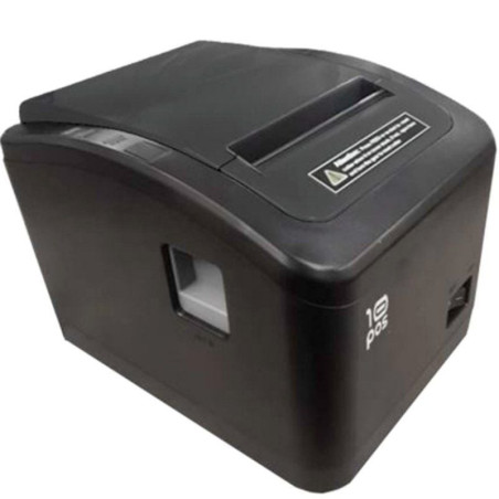 Impresora de tickets 10pos rp-12n/ térmica/ ancho papel 80mm/ usb-rs232-ethernet-rj11/ negra