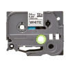 Cinta laminada original brother tze-251/blanca