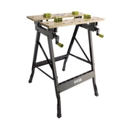 Banco de trabajo plegable y ajustable ryobi rwb02