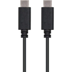 Cable usb 2.0 tipo-c nanocable 10.01.2301/ usb tipo-c macho - usb tipo-c macho/ 1m/ negro