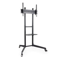 Soporte de suelo inclinable con ruedas tooq fs1170m-b para tv de 37-70'/ hasta 50kg