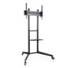 Soporte de suelo inclinable con ruedas tooq fs1170m-b para tv de 37-70'/ hasta 50kg