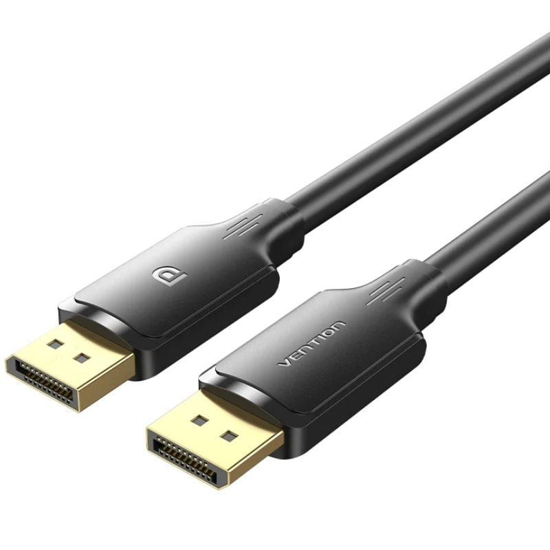 Cable vention hakbf/ displayport macho - displayport 4k macho/ 1m/ negro