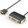Divisor vga con alimentación externa vention dbabf/ vga macho/ 2x vga hembra/ 1m/ negro