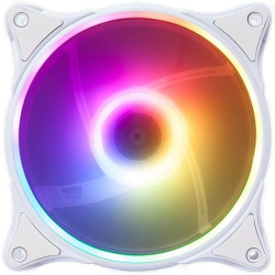 Ventilador hiditec n18 argb/ 12cm/ blanco