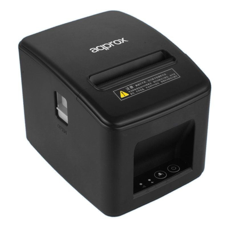 Impresora de tickets approx apppos80am-usb/ térmica/ ancho papel 80mm/ usb-rj11/ negra