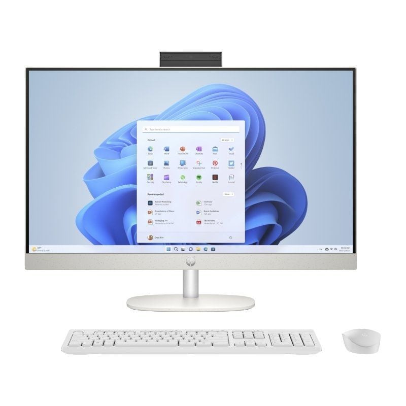Pc all in one hp 27-cr0023ns ryzen 3 7320u/ 8gb/ 512gb ssd/ 27'/ win11
