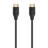 Cable hdmi 2.0 4k aisens a120-0723/ hdmi macho - hdmi macho/ hasta 10w/ 2250mbps/ 1.5m/ negro