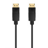 Cable displayport 1.2 ccs 4k aisens a124-0741/ displayport macho - displayport macho/ hasta 5w/ 2300mbps/ 3m/ negro