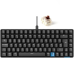Teclado gaming mecánico inalámbrico hiditec gm1k/ hot-swap switch gateron brown