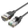 Cable de red rj45 utp vention ibjbk cat.6a/ 8m/ negro