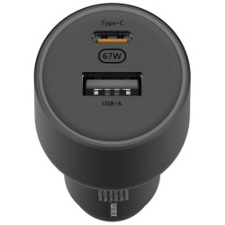 Cargador de coche xiaomi 67w usb-a tipo-c/ 1xusb-a/ 1xusb tipo-c/ 2a/ 6a