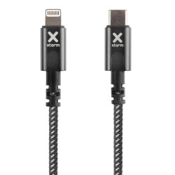 Cable usb tipo-c lightning xtorm cx2041/ usb tipo-c macho - lightning macho/ hasta 60w/ 480mbps/ 3m/ negro