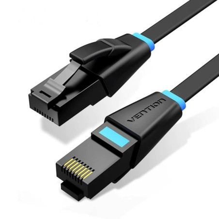 Cable de red rj45 utp vention ibjbd cat.6a/ 50cm/ negro