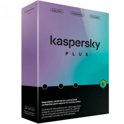 Antivirus kaspersky plus/ 5 dispositivos/ 1 año