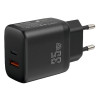 Cargador de pared leotec lecsph35w2/ 1xusb tipo-c/ 1xusb/ 35w