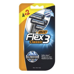 Cuchilla de afeitar bic flex3 classic/ 6 uds