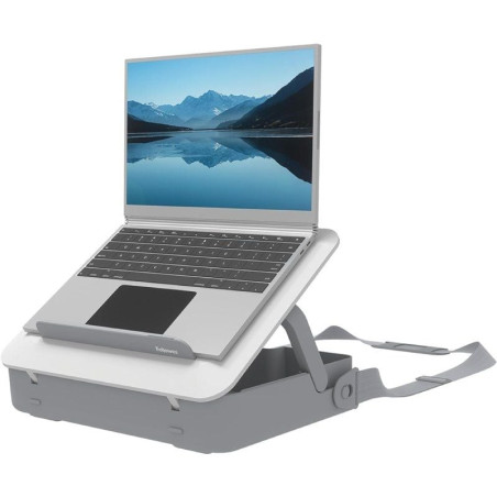 Maletín con elevador fellowes breyta para portátiles hasta 14'/ blanco