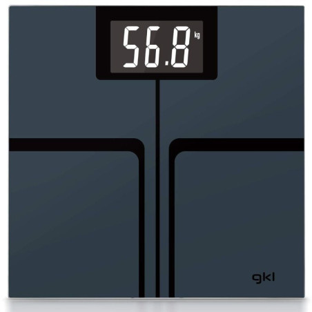 Báscula de baño gkl fitmax black/ hasta 200kg