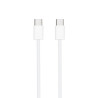 Cable usb 2.0 tipo-c nanocable 10.01.6002-co/ usb tipo-c macho - usb tipo-c macho/ hasta 60w/ 480mbps/ 2m/ blanco
