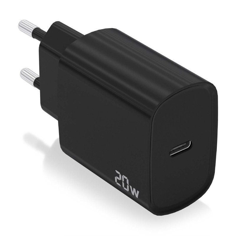 Cargador de pared aisens a110-0753/ 1xusb tipo-c/ 20w