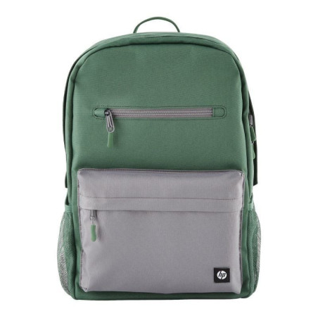 Mochila hp 7j595aa campus para portátiles hasta 15.6'/ verde y gris