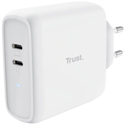 Cargador de pared trust maxo 65w 2p/ 2xusb tipo-c/ 65w
